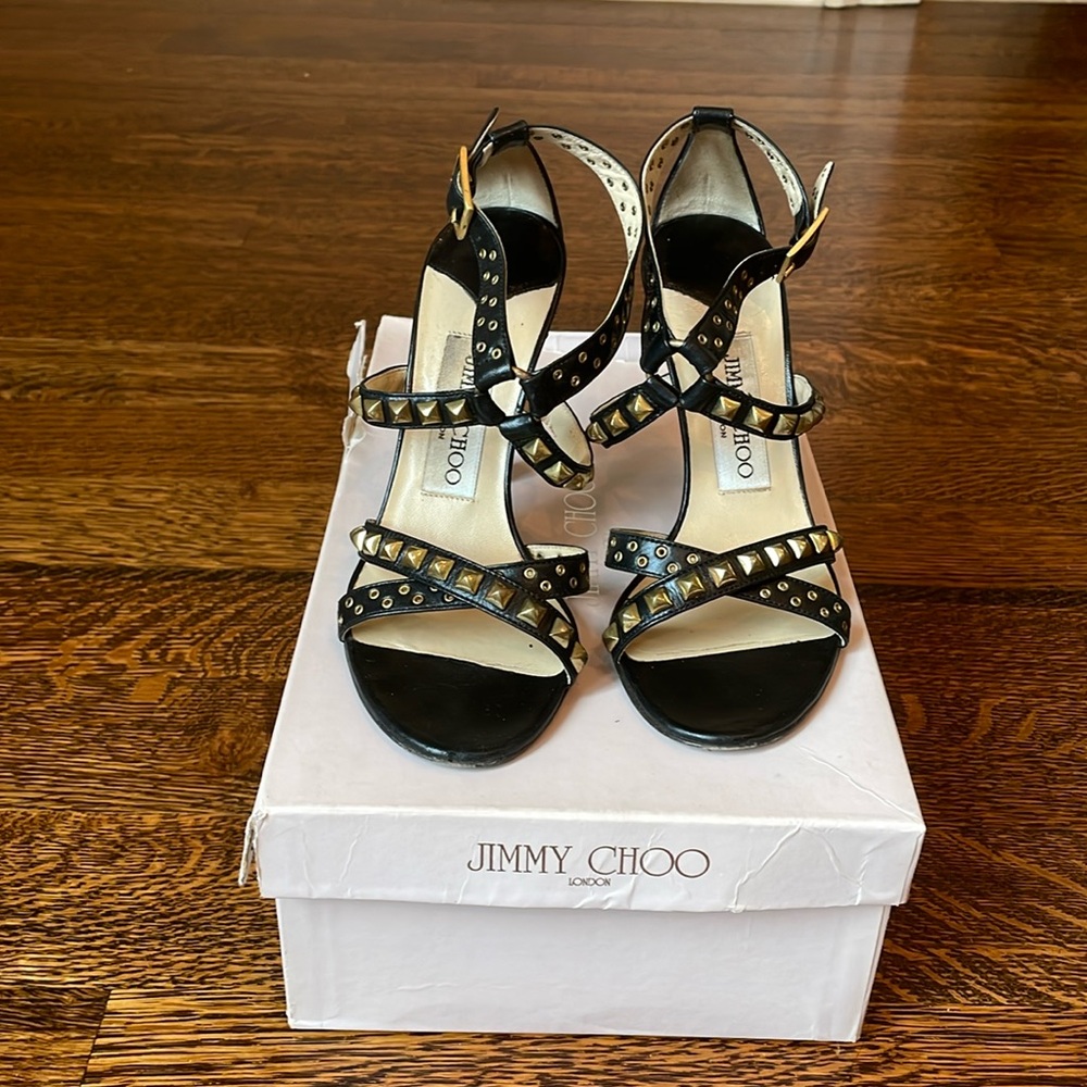 Jimmy Choo Black Sandals Size 5